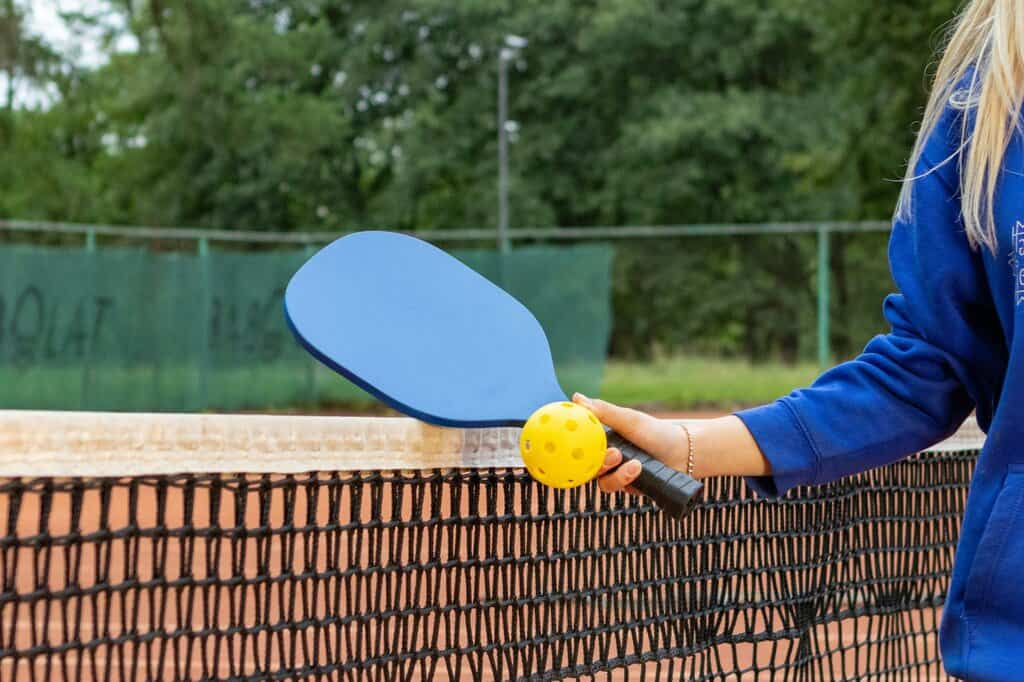 Photo of outdoor pickleball court in edmonton, alberta